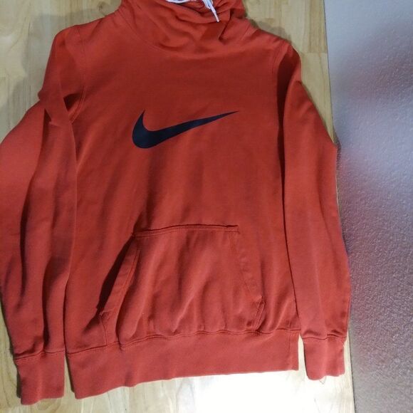 Vintage Nike Swoosh Logo Hoodie Sweatshirt - Picture 2 of 9
